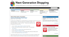 Desktop Screenshot of nextgenerationshopping.com